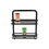 Apollo Flat Iron 2 Tier Spice Rack 1