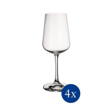 Villeroy & Boch Ovid White Wine, Set of 4, 380 ml, Crystal Glass, Clear