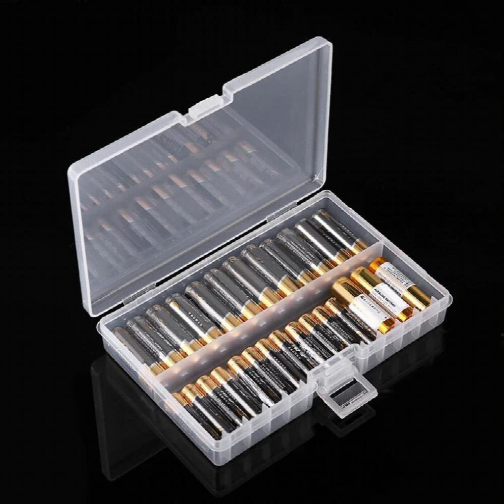 1Pc Clear Batteries Holder Plastic Case Portable Case Holder Storage Box For 5Aa Transparent Container Multicoloured 885666845468