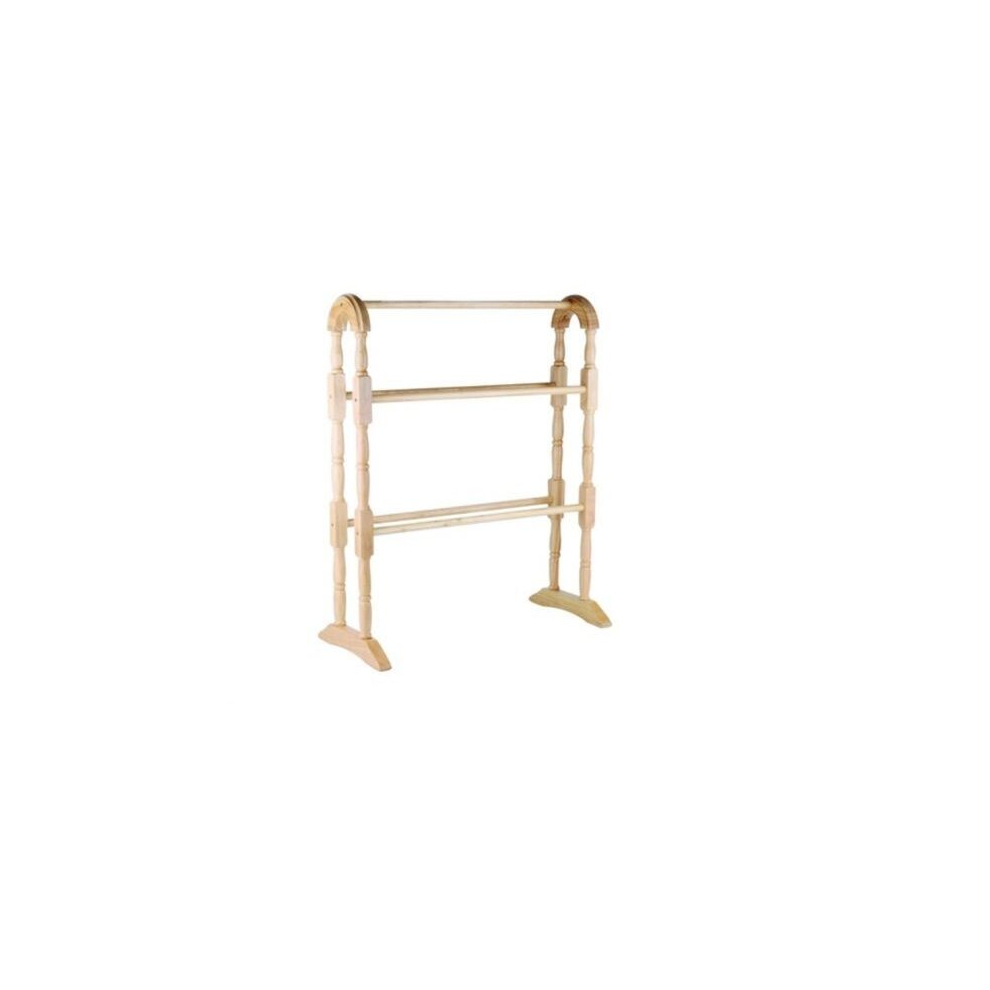 Apollo 1-Piece 63 x 78 x 30 cm Hevea Towel Rail Natural