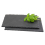 Set Of 2 Rectangular Slate Placemat Black Great For Dinner Parties 2