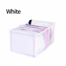 Dormitory Wardrobe Storage Box Clothes Pants Household Separation Shirt Jeans Compartment Organizer Foldable Drawer Storage Box
