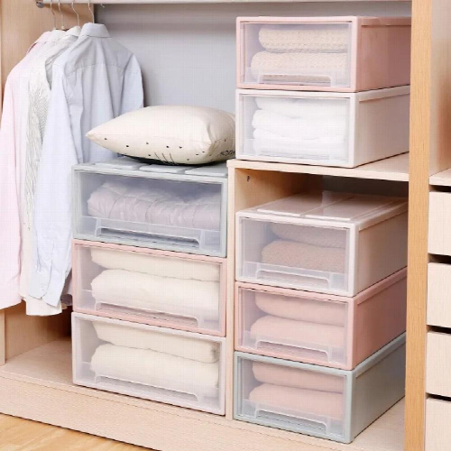 Storage Box Case Organizers Drawer Portable Stackable for Bra Clothes Wardrobe xobw 1