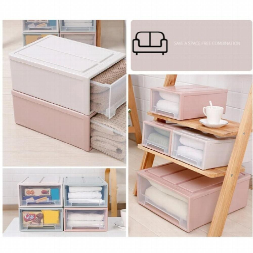 Storage Box Case Organizers Drawer Portable Stackable for Bra Clothes Wardrobe xobw 2