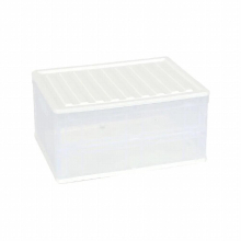 Transparent Collapsible Camping Cart Box,Folding Basket Organizer Plastic Case Home Storage Supplies Desktop Offical Storage