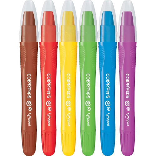 Maped Color'Peps Gel Smoothy Crayons (6 pack), 836306 1