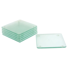 Set of 6 Glass Coaster great for parties 10x10cm