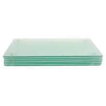 Set of 6 Glass Placemat great for Parties 20x30cm