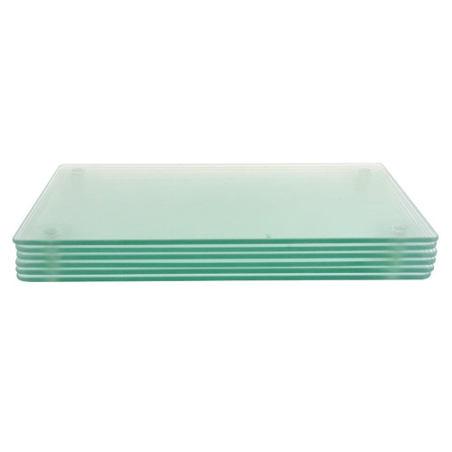 Set of 6 Glass Placemat great for Parties 20x30cm