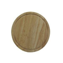 25cm Round Wooden Bread Cheese Fruit Vegetables Slicing Chopping Cutting Board