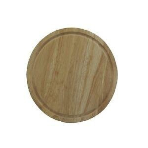 25cm Round Wooden Bread Cheese Fruit Vegetables Slicing Chopping Cutting Board