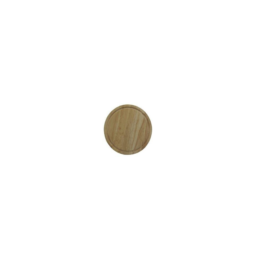 25cm Round Wooden Bread Cheese Fruit Vegetables Slicing Chopping Cutting Board