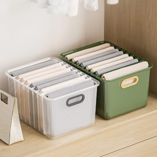 Wardrobe Clothes Storage Box Multipurpose Large Capacity Compartment Organizer Pants Container Saving Space Durable WWO66 2