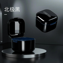 Orthodontic Retainer Braces Storage Box Soaking Invisible Teeth Denture Cleaning Tooth Storage Portable Belt Case Container