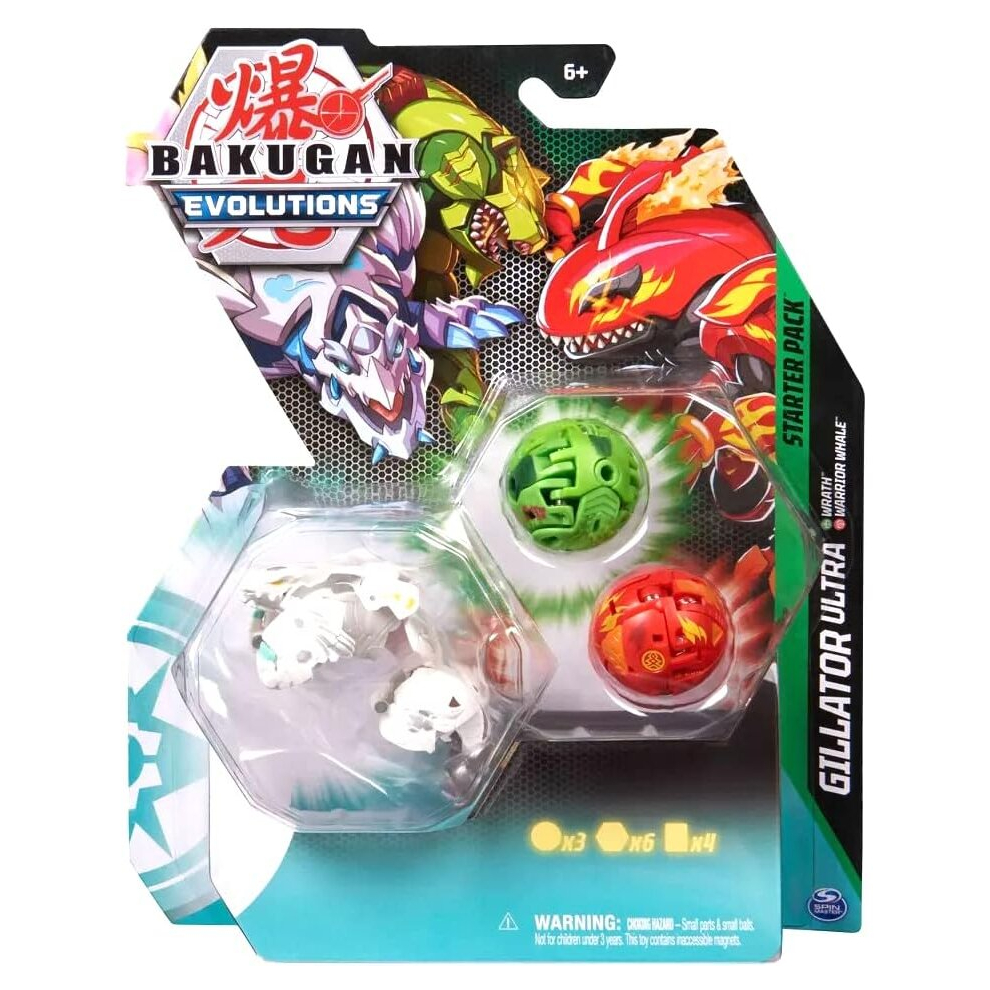 Bakugan Evolutions Gillator Ultra Starter Pack Wrath & Warrior Whale