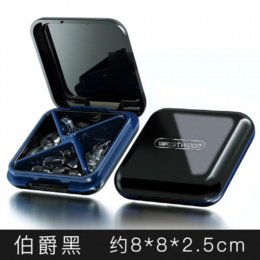 4 Grid Waterproof Medicine Pill Box For Storage Travel Pill Case Vitamins Container Plastic Boxes Capsules Organizer For Tablets