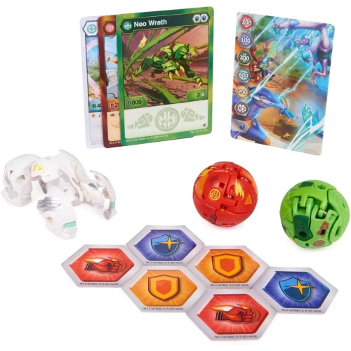 Spin Master Bakugan Evolutions Gillator Ultra Starter Pack Wrath & Warrior Whale 1