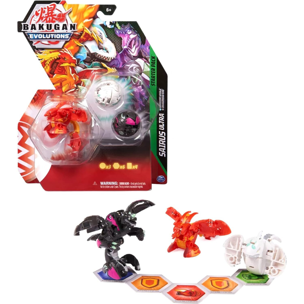 Bakugan Evolutions Starter Pack Sairus - Warrior Whale & Dragonoid Evo