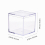 Box Candy Gift Acrylic Clear Containers Jewelry Squaredisplay Boxes Cube Storage Tiny Wrapping Packingdecorative Lidslid Mini 4