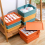 10/15 Grids Plastic Solid Underwear Socks Panties Storage Box Large Compartment Clothing Container With Lids 2
