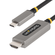 StarTech.com 3ft (1m) USB-C to HDMI Adapter Cable, 8K 60Hz, 4K 144Hz, HDR10, USB Type-C to HDMI 2.1 Video Converter Cabl