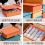 10/15 Grids Plastic Solid Underwear Socks Panties Storage Box Large Compartment Clothing Container With Lids 3