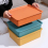 10/15 Grids Plastic Solid Underwear Socks Panties Storage Box Large Compartment Clothing Container With Lids 5