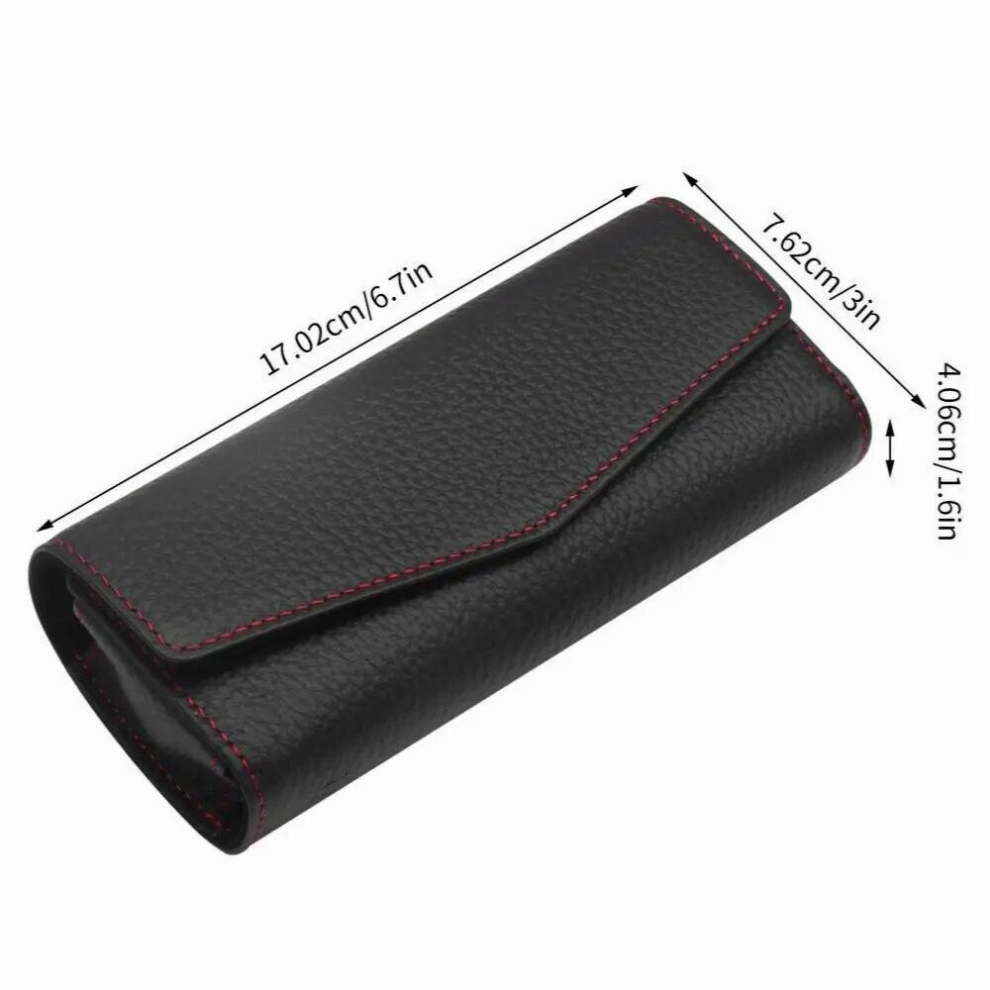 Car Visor Sunglasses Case Hard Case Sunglass Holder Car Eyeglasses Visor Organizer Storage Case Automotive Interior Accessories Black 885666907159