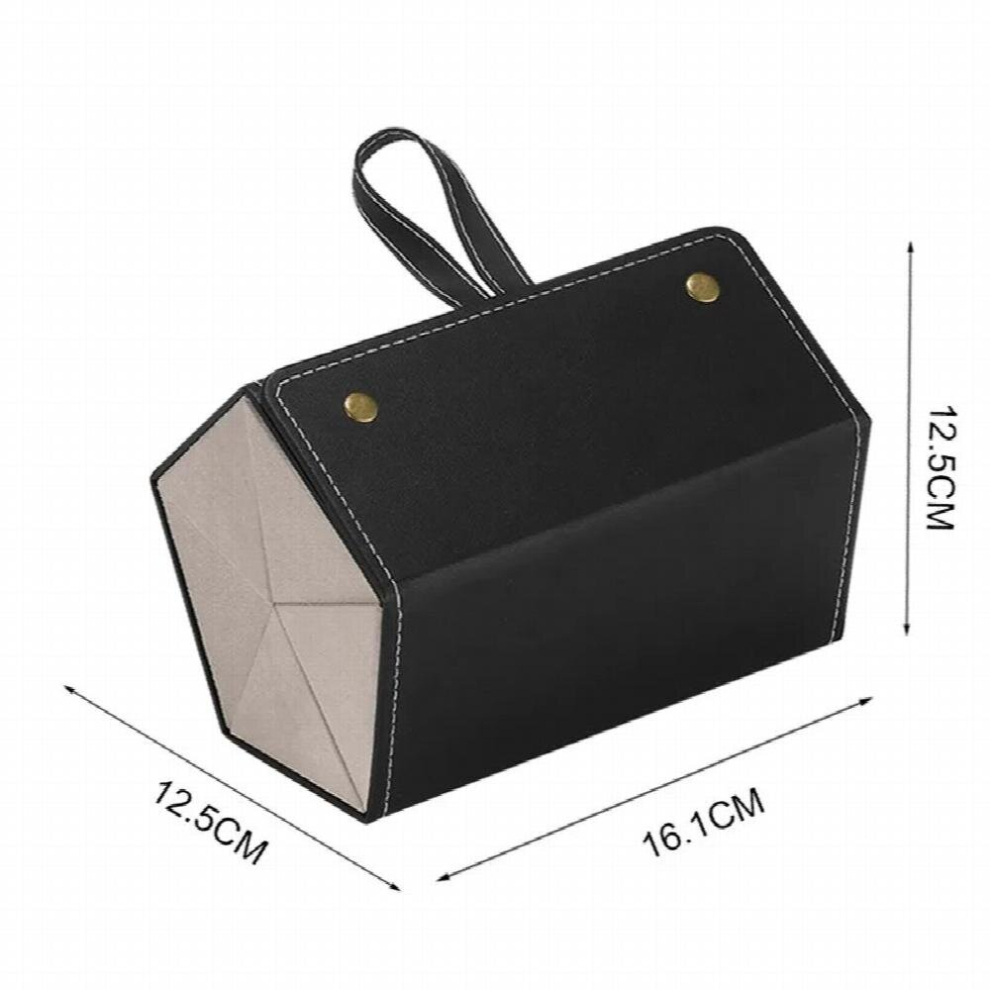 Portable Glasses Multi-slot Eyeglasses Storage Display Travel Folding Sunglasses PU Leather Case Home Storage Organizer