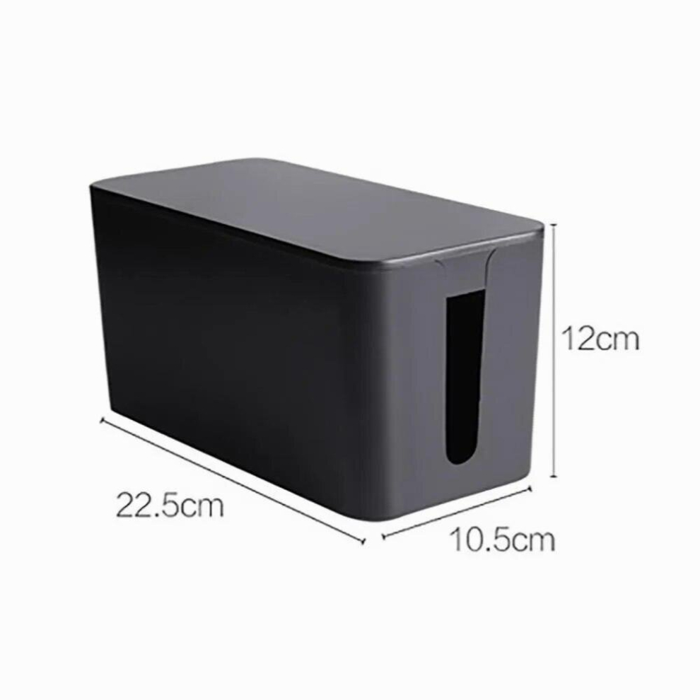 Power Cord Socket Storage Box Case Cable Manager Organizer Dustproof Safety Socket Case Box Storage Container Home Organizer 885666911347