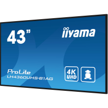 iiyama ProLite LH4360UHS-B1AG 43" Class (42.5" viewable) LED-backlit LCD display - 4K - for digital signage