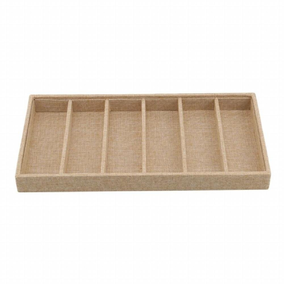 6 Grids Sunglasses Display Box Jewelery Display Packaging Props Jewellery Organizer Tray Cases Packaging Multicoloured