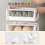 Combined Drawer Type Finishing Box Stackable with Transparency Cover Underwear Storage Box Wardrobe Dustproof Grid Storage Box 5