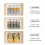 Combined Drawer Type Finishing Box Stackable with Transparency Cover Underwear Storage Box Wardrobe Dustproof Grid Storage Box 6