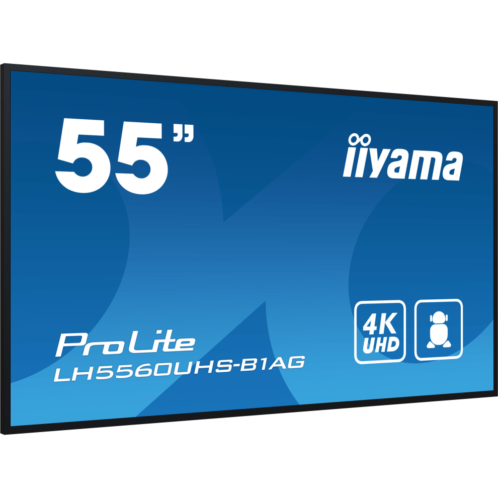 iiyama ProLite LH5560UHS-B1AG 55" Class (54.6" viewable) LED-backlit LCD display - 4K - for digital signage