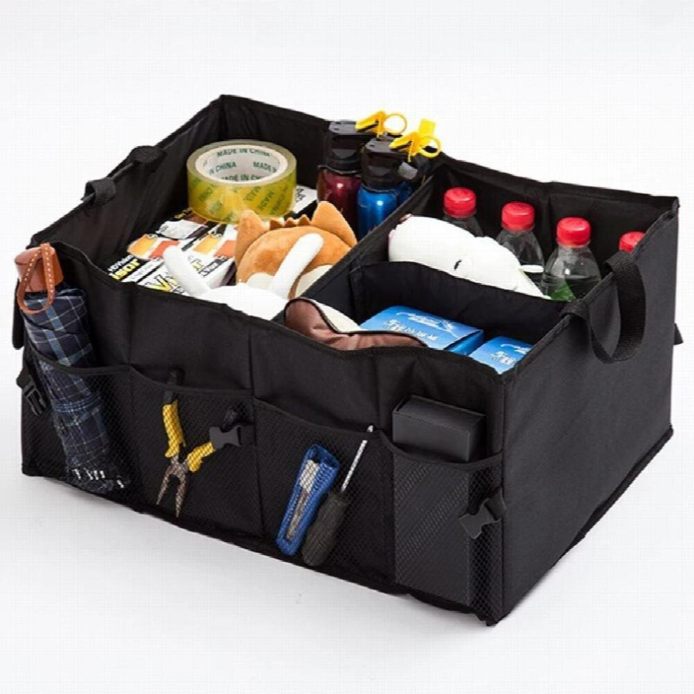 Auto Accessories Car Organizer Trunk Collapsible Toys Food Storage Truck Cargo Container Bags Box Car Stowing Tidying Multicoloured 885666919015
