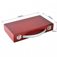 Billiard Balls Case with Carrying Handle Organizer with Hinged Lid Gift for Trinket Table Office Jewelry