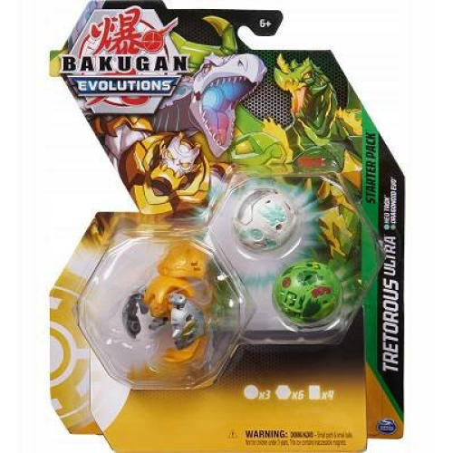 Spin Master Bakugan Evolutions Tretorous Ultra Starter Pack NeoTrox Dragonoid Evo