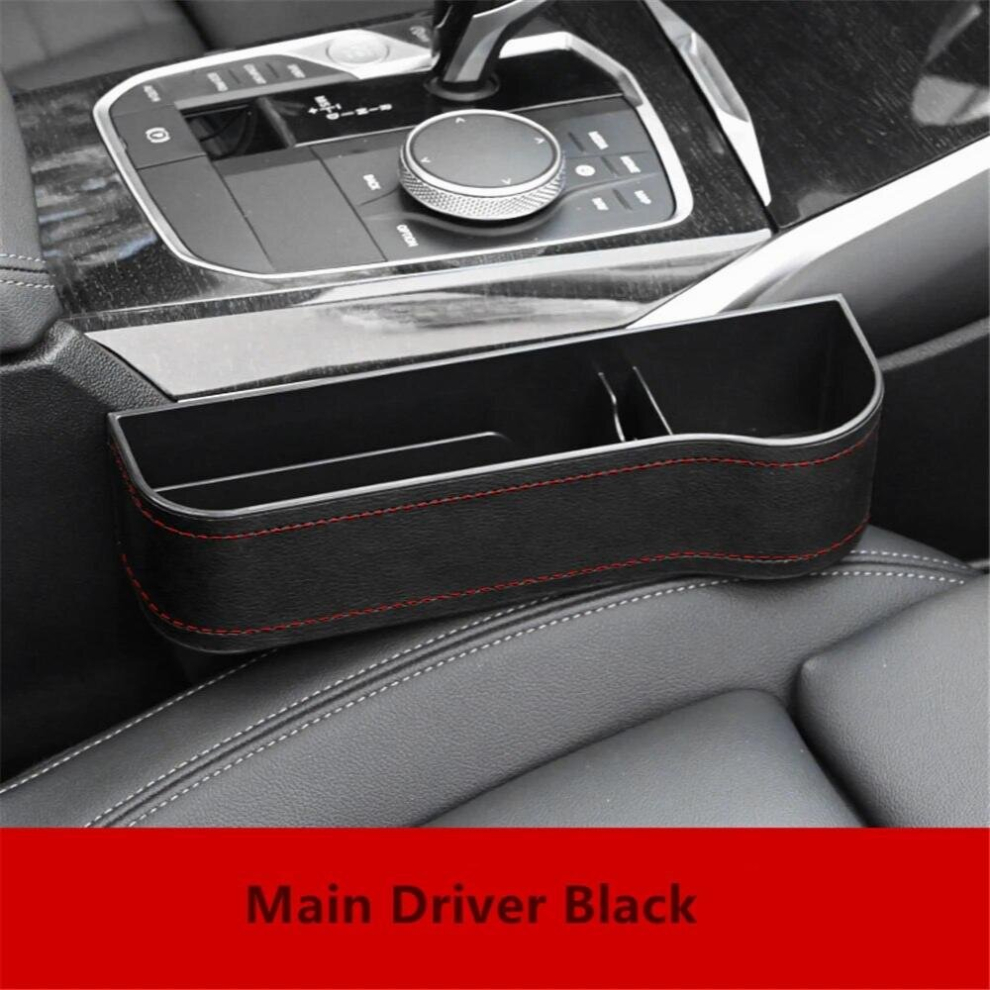Car Seat Slit Gap Organizer Pu Leather Car Cup Holder Universal Multifunctional Driver Seat Catcher Storage Box For Auto Supply Multicoloured 885666922312