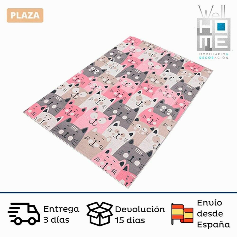 Polyester printed carpet for children, machine washable, digital printing for home-image-OPC-PCS6BM5-NEW