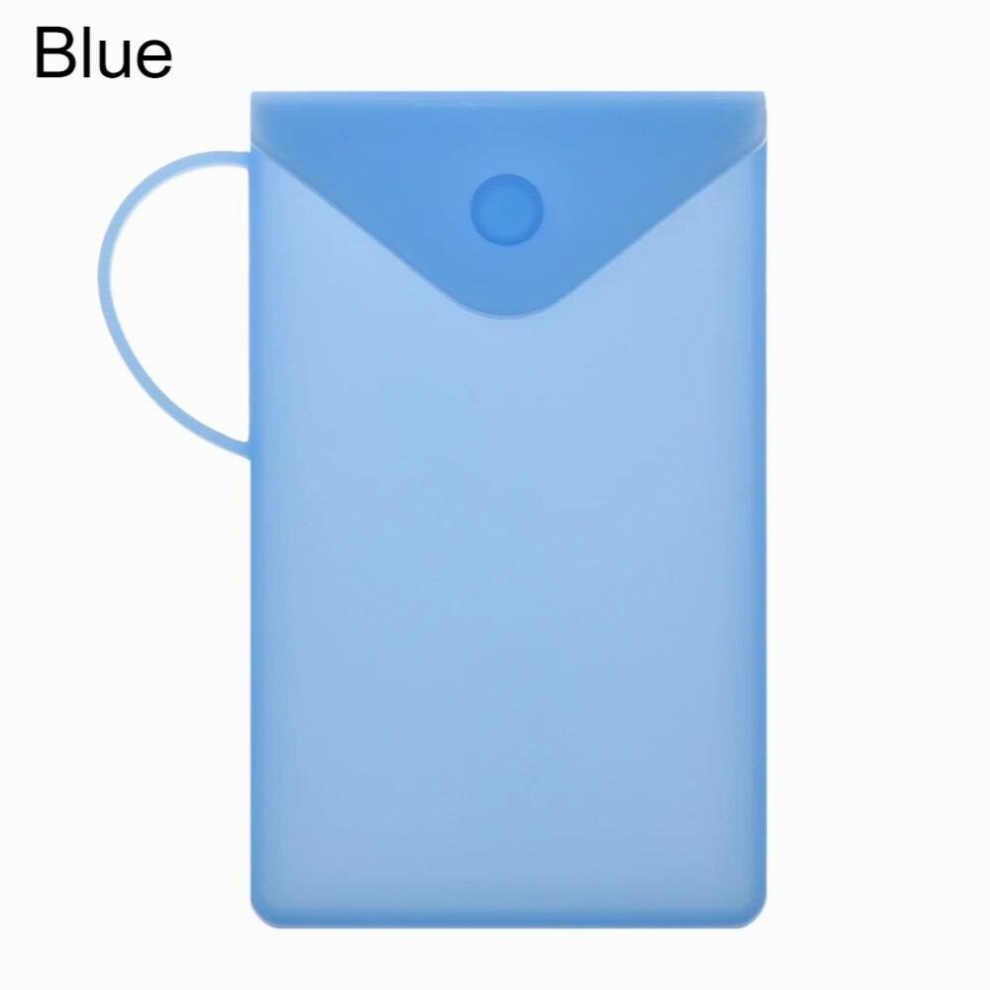 1 Pc Portable Silicone Mask Bag Face Mask Covering Holder Storage Box Reusable Dustproof Temporary Face Mask Case Container 885666932021