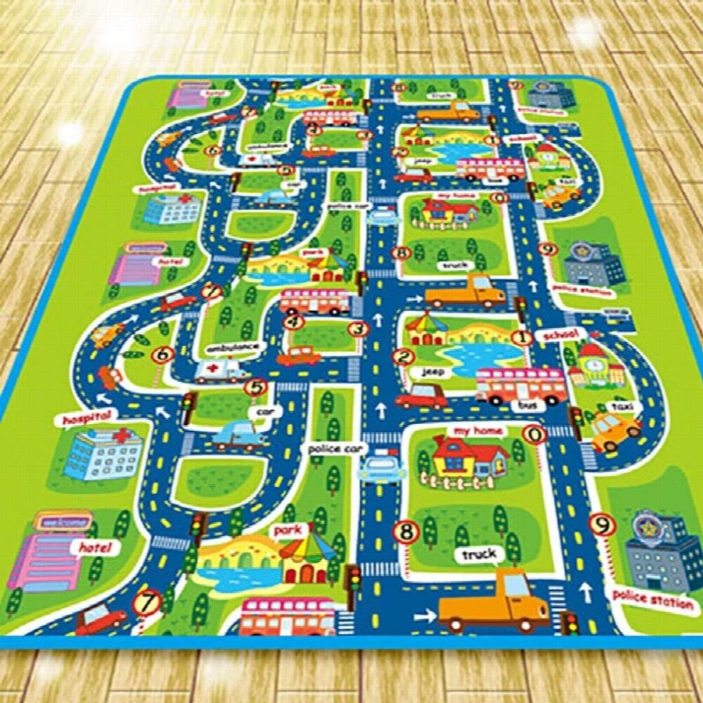 Baby Play Mat Toy Child Mat Development Rug Childrens Toys City Parking Route Map Play Mats Puzzle Carpets Household Supplies