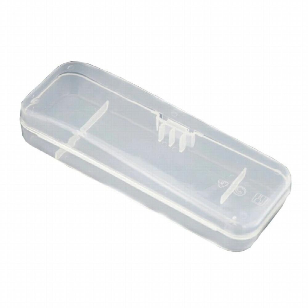White Portable Travel Mens Razor Case Shaving Machine Container Holder Shaver Box Transparent Plastic Razor Blades Storage Box