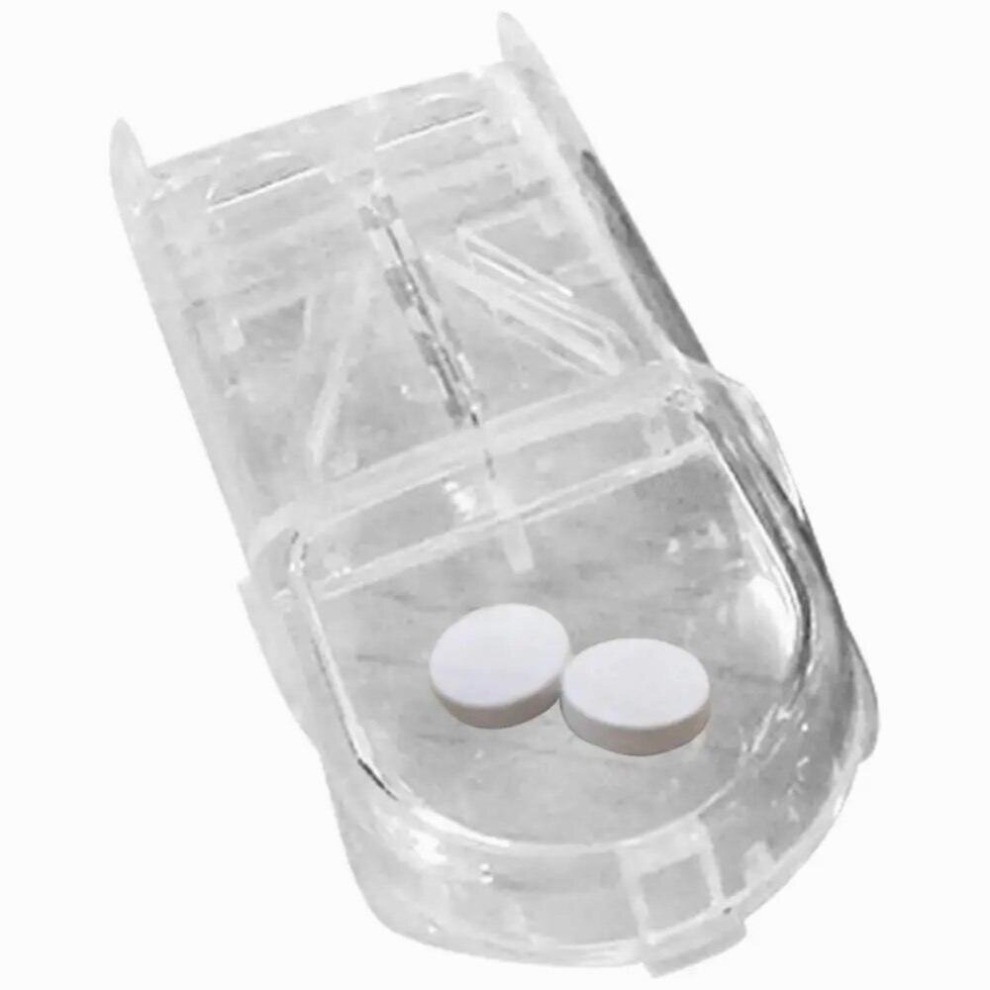 Multicoloured Pill Splitter For Cutting Small Pills Portable Pills Cutters For Tablet Clear Vitamin And Medicine Crusher For Adults And