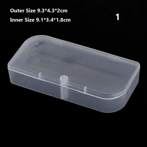 Rectangle Clear Small Boxes Plastic Jewelry Storage Case Container ...