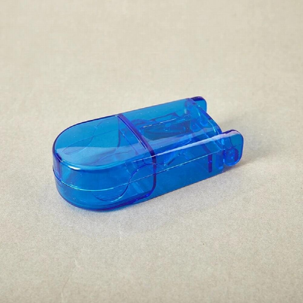 Multicoloured Pill Caplets Medicine Dose Tablet Cutter Splitter Divide Compartment Storage Box Compartment Storage Box Portable Home Medicine