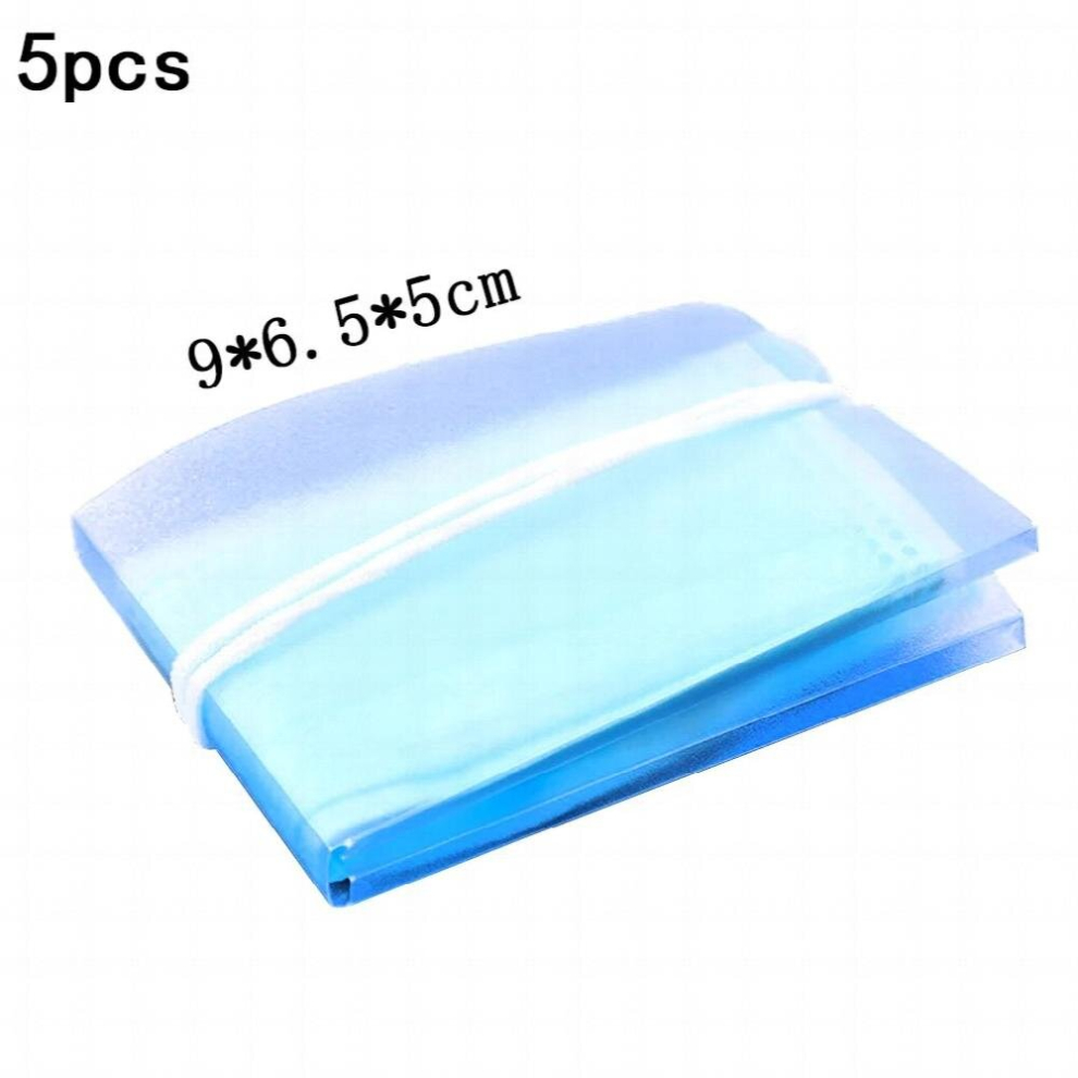 5Pcs Disposable Mask Holder Organizer Clip Face Mask Cover Storage Folding Pp Plastic Clip Portable Mask Storage Clip 885667163042