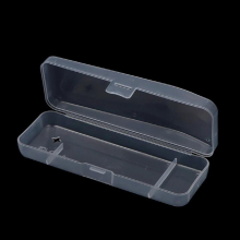 Mens Shaver Storage Box Transparent Plastic Razor Blades Holder Portable Travel Razor Case High Shaving Box Containers