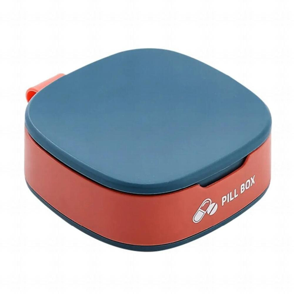 Multicoloured Portable Silicone Mini Dispensing Compartment Storage Box Medicine Pill Box Dispenser Medical Organizer Tablet Box