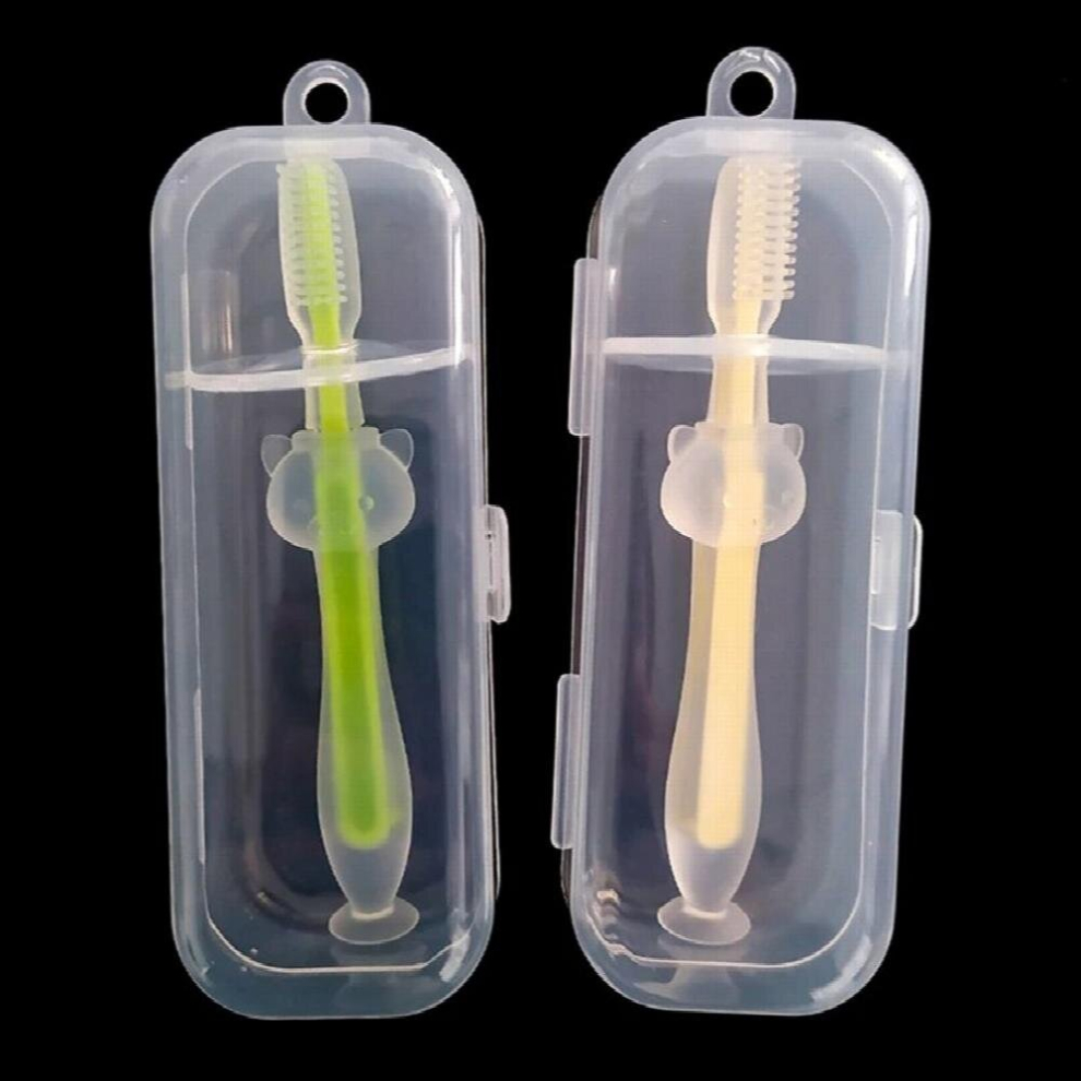 Baby Toothbrush Scissors Teether Soother Pacifier Travel Storage Case Box Holder Multicoloured